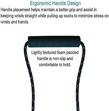 Norco Molded Sock Aid. Two or One Handed Use- Helps Put Socks On. Indications - Limited Mobility, Arthritis, Back Surgery, Knee, Hip Replacement. Unique Ergonomic Handle Placement For Pulling Up Socks