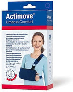 Actimove Ummerus Comfort Arm Sling Shoulder Brace | Medical Arm Sling Shoulder Immobilizer for Broken, Dislocated, Fracture or Strain Injury Support, Right & Left Arm | Blue, Large