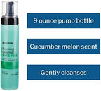 McKesson Rinse-Free Foam Cleanser with Aloe, 9 oz [12 Count] Vitamin A and E - Body Wash & Shampoo for Elderly, Hospital Grade, Cucumber Melon