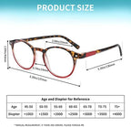 Reading Glasses for Women - Blue Light Blocking Ladies Spring Hinge Readers with Pouches Anti Eyestrain/Glare Women's Computer Eyeglasses(4 Pairs Mix Color, 2.00)