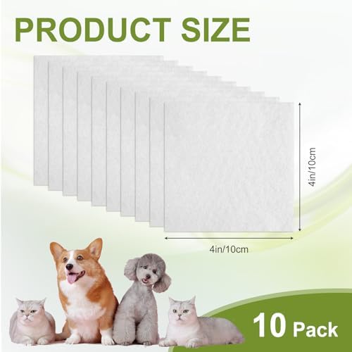 Calcium Alginate Wound Dressing Pads, 4'' x 4'' Patches [10 Individual Pack], High Absorbency Dressing, Soft Wound Care Products for Bedsore