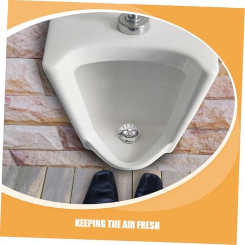 Unomor 2pcs Stainless Steel Urinal Strainer Cap Urinal Cover for Toilets and Bathrooms Odor Blocking Design for Home and Public Restrooms