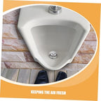 Unomor 2pcs Stainless Steel Urinal Strainer Cap Urinal Cover for Toilets and Bathrooms Odor Blocking Design for Home and Public Restrooms