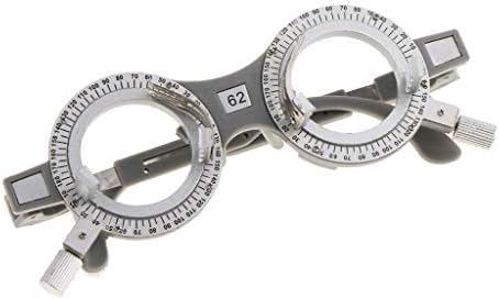 Universal Adjustable Optical Trial Lens Frame Eyeglasses Optometry Optician Optic 52mm 54mm 56mm 58mm 60mm 62mm 64mm 66mm 68mm 70mm - Gray, 62mm 62mm
