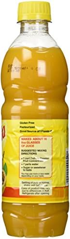 Dafruta Passion Fruit Juice Concentrate - 16.9 FL.Oz | Suco Concentrado de Maracujá Dafruta - 500ml - (PACK OF 02)