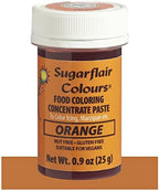 Sugarflair Food Coloring Concentrate Paste, 25 Grams Orange