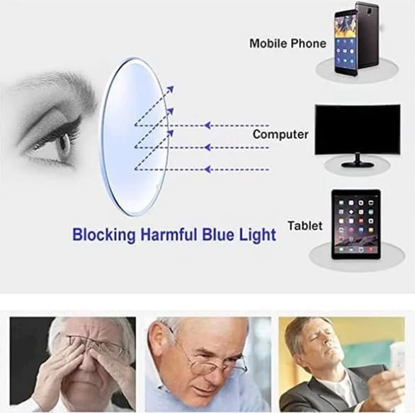 Phizeza Reading Glasses, Phizeza Far and Near Dual-use Reading Glasses, Phizeza Progressive Reading Glasses (3PCS,2 x)