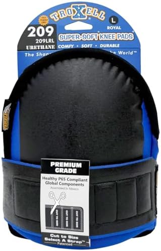 TROXELL USA - SuperSoft Royal Blue Kneepads (Large Size/Bagged in Pairs)