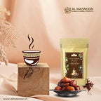 Roti Saudi Qahwa Light Roasted Arabic Saudi Coffee | Ground Coffee Rich in Saffron & Ginger 100 GMS