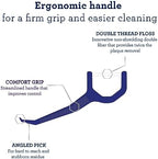 GuruNanda Dual Line Floss Picks (150 ct) & Interdental Picks (100 ct) - Double-Threaded Dyneema Floss with Angled Pick & Super Soft Rubber Bristles for Effective Plaque Removal