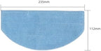 Zerodis 10PCS Ultra Fine Fiber Mop Cloth Set Compatible with G8000 G8000 Pro, Evol 3 for G20 G20 Pro Robot Vacuum Cleaner