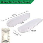 5 Pairs Medial & Lateral Heel Wedge Silicone Insoles - Corrective Adhesive Shoe Inserts for Foot Alignment, Knock Knee Pain, Bow Legs, Osteoarthritis for Men and Women