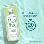 Biotrue Contact Solution, Multi-Purpose Solution with Lens Case, Cleans, Conditions, Hydrates, Disinfects, Removes Protein, Dirt & Debris, Contact Lens Cleaner & Storage, 10 Fl Oz (Pack of 2)