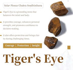 SUNYIK Tiger's Eye Oval Cabochons CAB Flatback for Jewelry Making,13x18mm,Set of 10