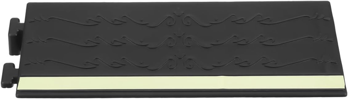 Robot Vacuum Threshold Ramp Mat 25x5cm Black Glow-in-the-Dark Climbing Pad Indoor Doorway Slope for Cleaning Robot and Wheelchair Transition