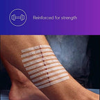 3M™ Steri-Strip™ Reinforced Adhesive Skin Closures, R1546, 1/4 in x 4 in (6 mm x 100 mm), 50 Bag/Carton, 4 Carton/Case