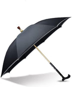 Multifunctional Non-Slip Walking Stick Umbrella for The Elderly Outdoor Sunshade Mountaineering Straight Handle Umbrella Wind and UV Protection