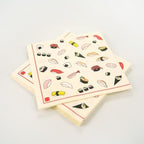 Frontia Paper Napkins Kawaii Cute 13x13" 20 Count 3-Ply Cocktail Decoupage Luncheon Disposable for Dinner Birthday Party Japan Import (Sushi)
