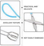 Elderly Butt Wipe Clip Toilet Aid 11-inch Stainless Steel Bathroom Tongs for Self Assist Wiping and Toileting Aid for Disabled Overweight Users