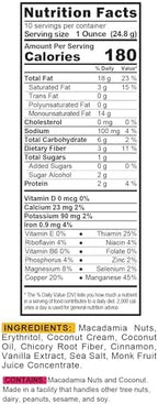 TGB Cinnamon Macadamia Nuts | 1g Net Carb Keto Snack | Gluten Free Low Carb Candy, 10 Ounces