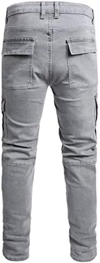JUNBAOSS Men's Slim Fit Jeans Stretch Ripped Skinny Jeans for Men, Fashion Straight Leg Comfort Flex Waist Casual Pants