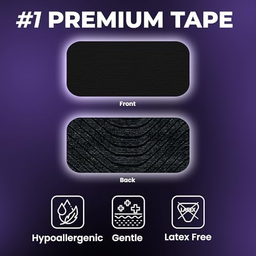 PATCH4U Premium Tape (30 Pack) - Pain Free Removal, Hypoallergenic, Latex Free & Gentle On Skin - Packaging May Vary - Skin Friendly Adhesive Cotton Tape