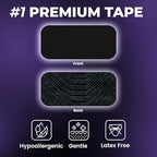 Premium Tape (30 Pack) - Pain Free Removal, Hypoallergenic, Latex Free & Gentle On Skin - Packaging May Vary - Skin Friendly Adhesive Cotton Tape