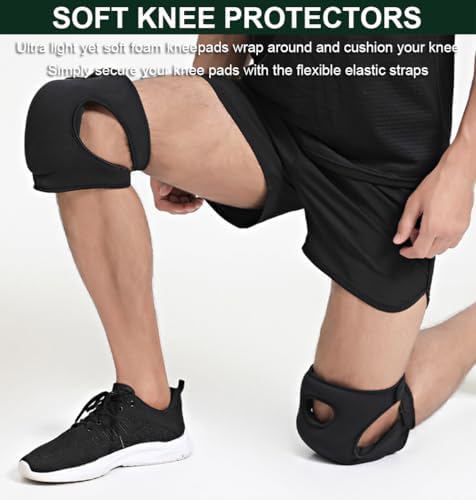 SUJAYU Gardening Knee Pads for Women, Soft Neoprene Knee Pads for Men Construction, Work Knee Pad for Women Men, Rodilleras Para Roofing Rodilleras Para Trabajo (Purple)