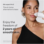 Braun IPL, Silk·Expert Pro 5, IPL Hair Removal for Women and Men, Permanent Laser Hair Reduction At-Home, 1 Head, IPL5100