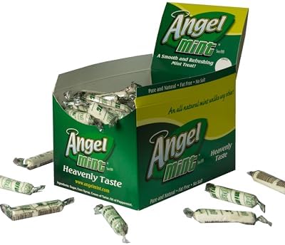 Original Angel Mint 40 oz box | Individually Wrapped Mint Treats | Old Fashion Candy |Pure and Natural | Fat Free | Gluten Free | Soy Free | Salt Free | Vegan Friendly|