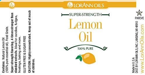 LorAnn Lemon Oil SS, Natural Flavor, 1 ounce