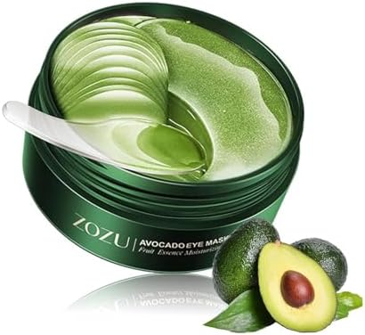 Green Cosmos 24k Under Eye Patches - 30 Pairs - Under Eye Mask for Eye Care,Hydrating Moisturizing Eye Mask Patch Under Eye Patches for Dark Circles and Puffiness (Avacado)