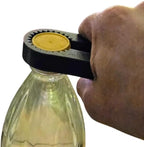 Universal Bottle Opener Tool | Easy Grip Jar Opener for 28–35mm Bottle Caps | 3D Printed Twist Assist | Lid Remover for Seniors & Arthritis | Water & Soda Bottle Grip Aid (Red)