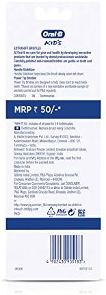 Oral-B Kids Toothbrush, Extra Soft (Pack of 3)