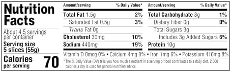 Amazon Grocery, Sliced Black Forest Uncured Ham, 9 Oz
