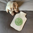 Azeeda 'Green Dragon Motif' Hot Water Bottle Cover (HW00050283)