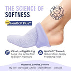 Dr. Frederick’s Original Moisturizing Gel Socks for Men & Women – Dry Feet & Cracked Heel Treatment – Full Foot Gel Lining with Mango Butter, Shea Butter, Jojoba & Coconut Oil (Lilac Leisure)