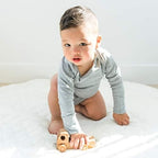 Baby Classic Bodysuit Set, 100% Cotton Boy Girl Unisex Onesie, 4 Pack