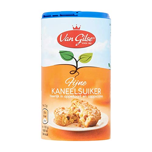 Sugar | Van Gilse | Fine Cinnamon Sugar | Total Weight 7.05 ounce
