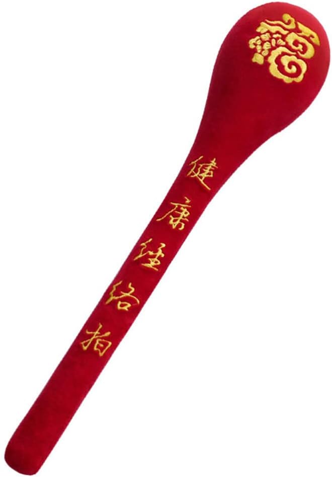 FRCOLOR Meridian Sha Board 18.9 Inch Handheld Massage Pat Stick for Body Tapping Therapy Muscle Relaxation Blood Circulation and Fatigue Relief