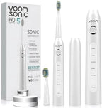 Voom Sonic Pro 5 Electric Toothbrush for Adults - Ultrasonic Electric Toothbrushes with Replacment Brush Head, Dentist Recommended Power Sonic Toothbrush with 5 Modes