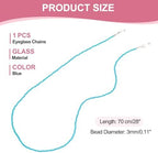 uxcell Eyeglass Chains for Women, Eyeglass Holder Bead Chains Adjustable Sunglasses Lanyards Holder Chains for Glass