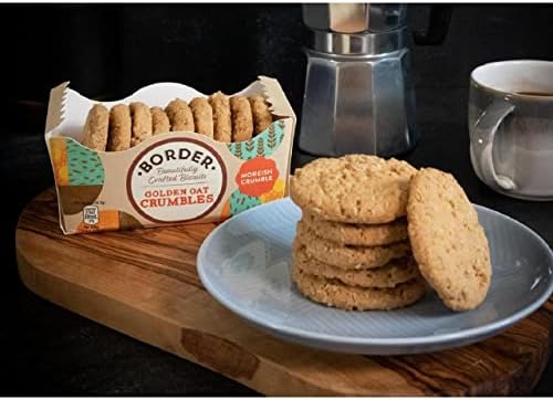 Border Golden Oat Crumbles Biscuits 150g (Pack of 6)