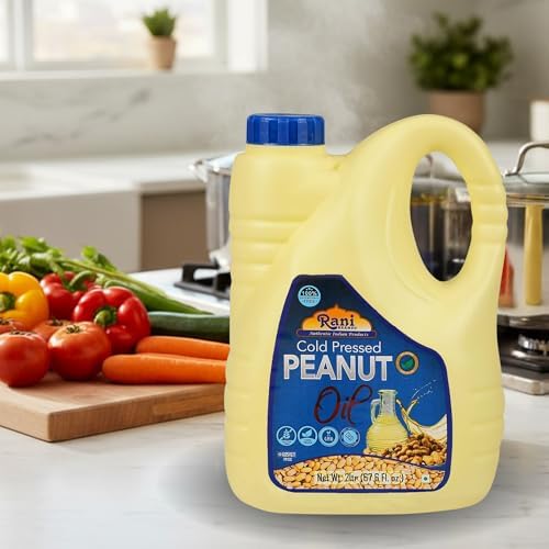 Rani Peanut Oil 67.6 Ounce (2 Liter) Cold Pressed | 100% Natural | NON-GMO | Kosher | Vegan | Gluten Free