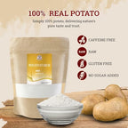 52USA Potato Starch, 32oz (2 lb) in Bag Potato Starch for Cooking, Unmodified, Gluten Free, Vegan, Resistant Starch, Potato Starchs Thickener for Sauces, Soup, Baking & Gravies, Potatos Starch Powder