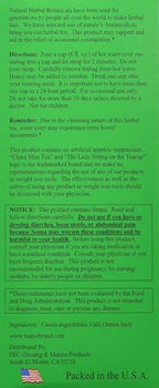 China Slim Dieter's Tea Delight, Large 6.34oz/180g, 72-Count Pack of 2