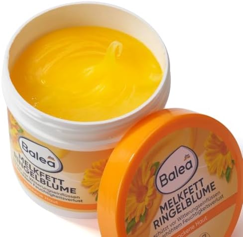 Balea Melkfett milking grease - Calendula Gel-Cream - Protects Skin Against Environmental Damage / Stress from Cold, Wind, Rain etc - 250ml (Not Tested on Animals) by dm-drogerie markt