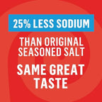 Lawry’s Seasoned Salt, 25% Less Sodium, No MSG Added, Kosher Certified, Staple, Versatile, All-Purpose Seasoning to Shake on Beef, Pork, or Poultry, 8 oz