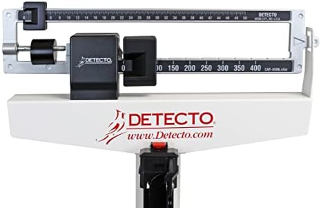 DETECTO 439 Mechanical Physician Beam Scale with Height Rod