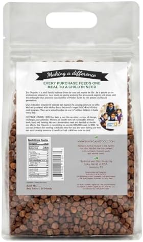 Jiva Organics Organic Kala Chana 2 Pound Bulk Bag - Black Gram, Desi Black Chickpeas, 100% Natural & Non-GMO